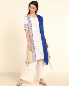 BIBA Women Printed Kurta, Palazzo & Dupatta Set