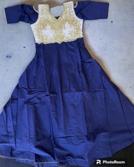 Blue Free Size Gown