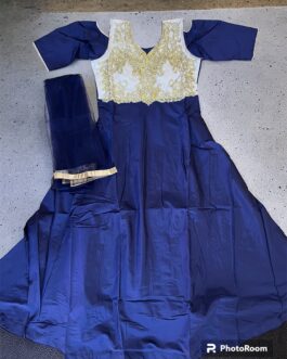 Blue Free Size Gown