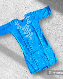 COTTON BLUE KURTI